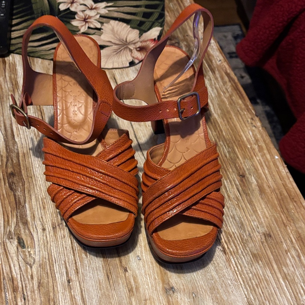 Chie Mihara Brown Platform Sandals - image 2